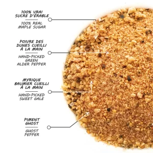 A close up of the ingredients in the Tomahawk Warriors Blend.